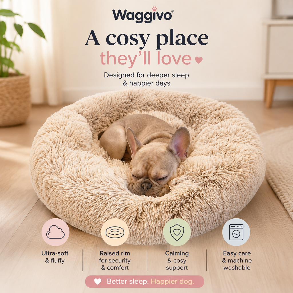 Waggivo DreamNest™ Calming Dog Bed